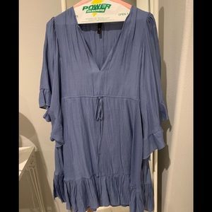 BCBG Jeans blue polyester dress with undercover